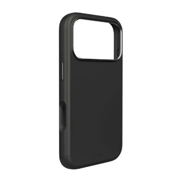196132_1 Pure Icon Mag Pro Liquid Silicone Case for iPhone 17 Pro Max, MagSafe Compatible, with Camera Protection and Aluminum Buttons - Blackeng