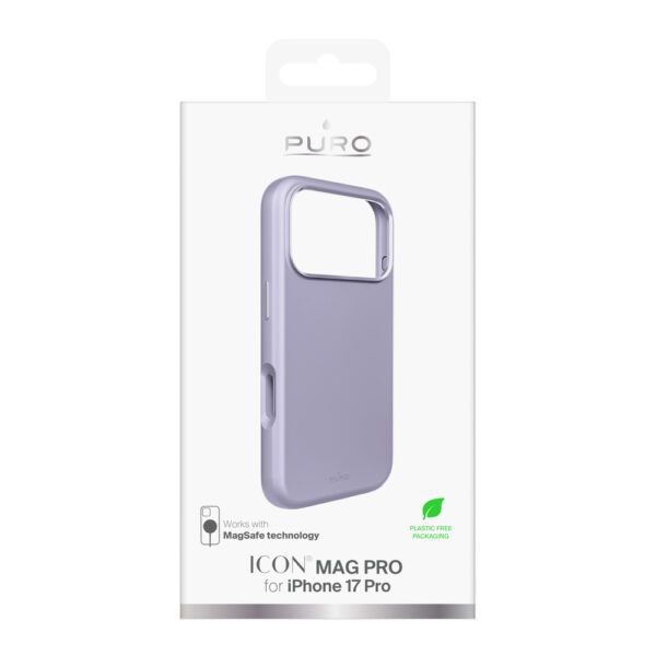 Pure Icon Mag Pro Liquid Silicone Case for iPhone 17 Pro, MagSafe Compatible, with Camera Protection and Aluminum Buttons - Pinkeng
