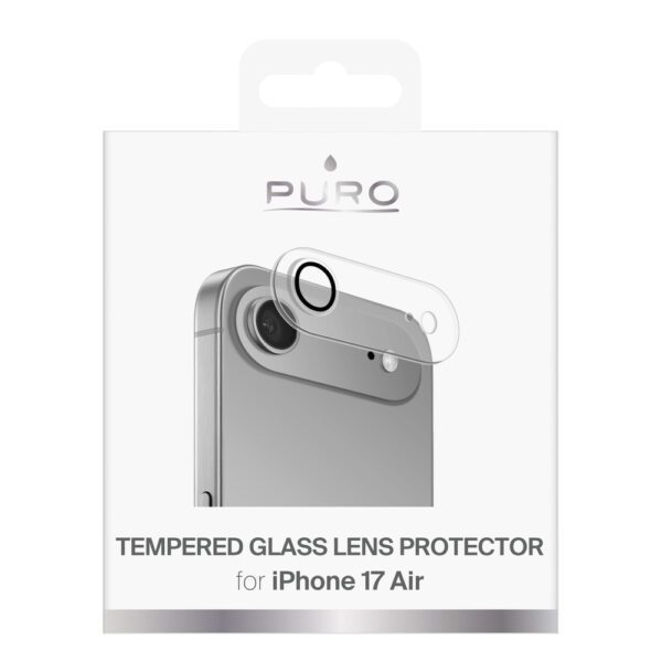 196145_2 Puro Camera Standard Tempered Glass for iPhone 17 Air for the camera island and lenseng