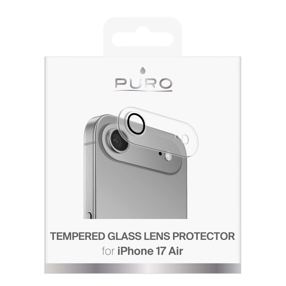 196145_2 Puro Camera Standard Tempered Glass for iPhone 17 Air for the camera island and lenseng