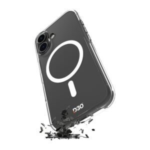 Puro Impact Clear D3O TPU+PC MagSafe Compatible Case for iPhone 17 - Transparenteng