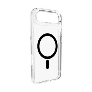 Puro Lite Mag TPU+PC Case Compatible with MagSafe for iPhone 17 Air - Transparent with Black Ringeng