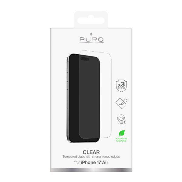 196223_2 Puro Standard Tempered Glass for iPhone 17 Aireng