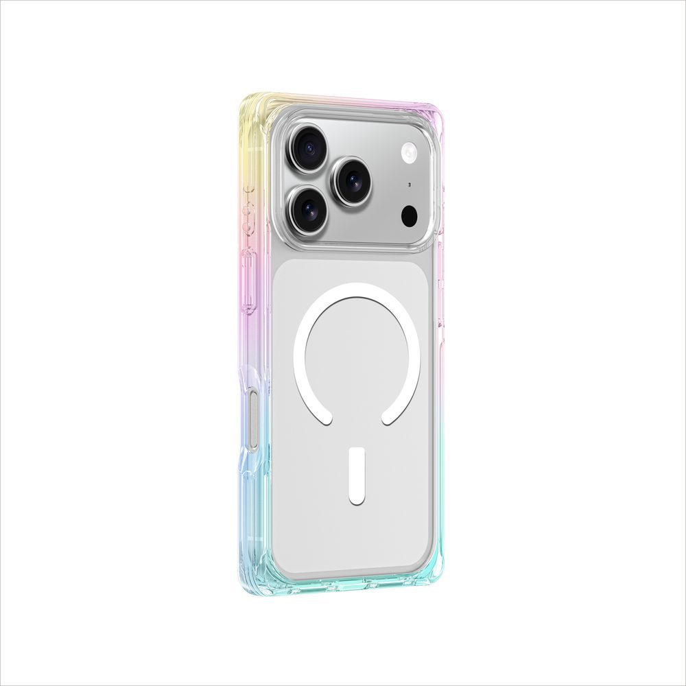 AmazingThing Omni case for iPhone 17 Pro compatible with MagSafe - transparent-rainboweng
