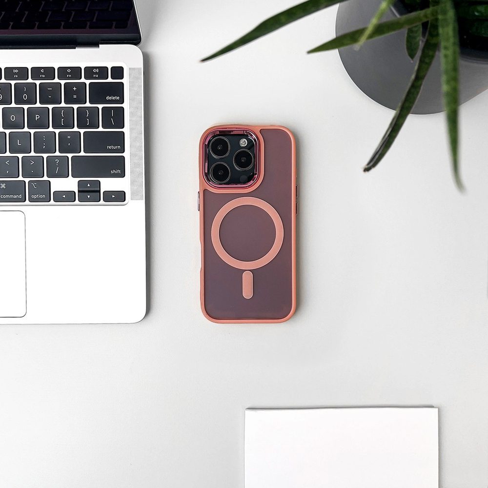 Glitter Case MagSafe Compatible for iPhone 17 Pro Max - Pinkeng