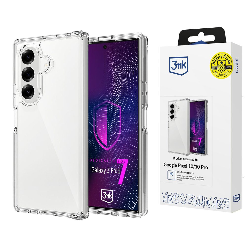3mk Armor Case for Samsung Galaxy Z Fold 7 - Transparenteng