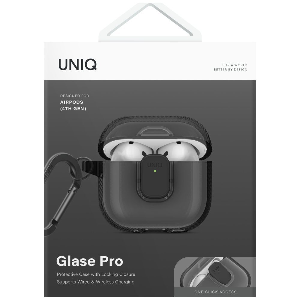 197573_2 Uniq Glase Pro Case for AirPods 4 - Blackeng