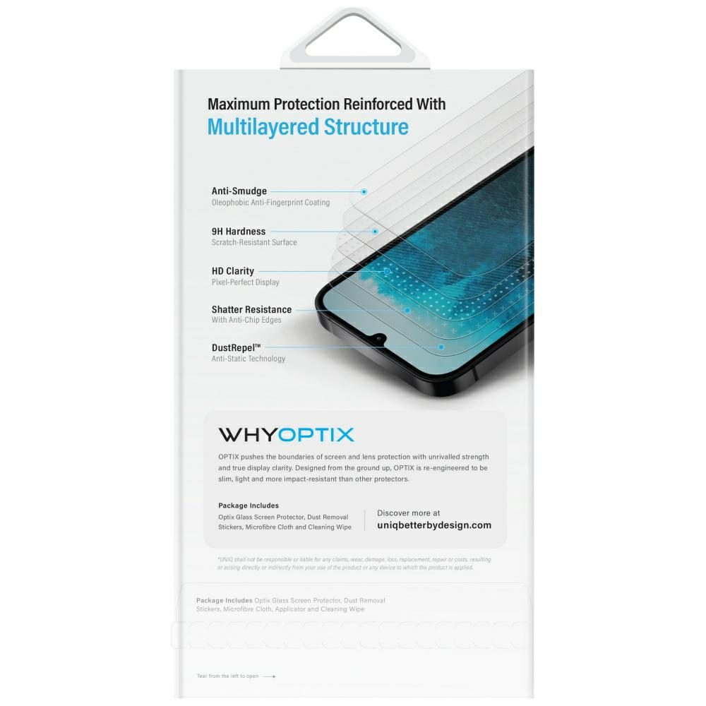 Uniq Optix Privacy tempered glass for Samsung Galaxy Z Fold 7eng