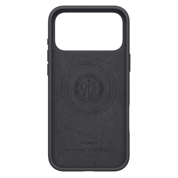 198801_3 Spigen Silicone Fit MagSafe Case for iPhone 17 Pro - Blackeng