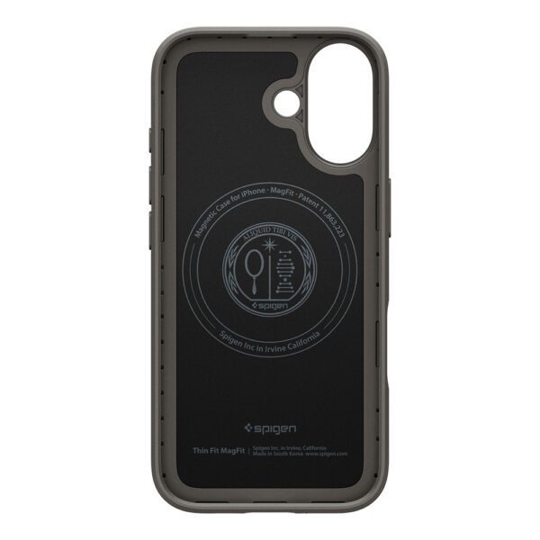 198811_3 Spigen Thin Fit MagSafe Case for iPhone 17 - Grayeng