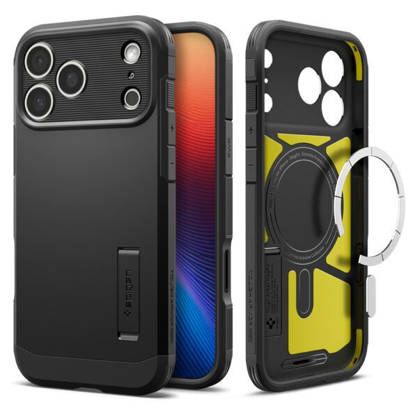 198822_1 Spigen Tough Armor "T" MagSafe case for iPhone 17 Pro - blackeng
