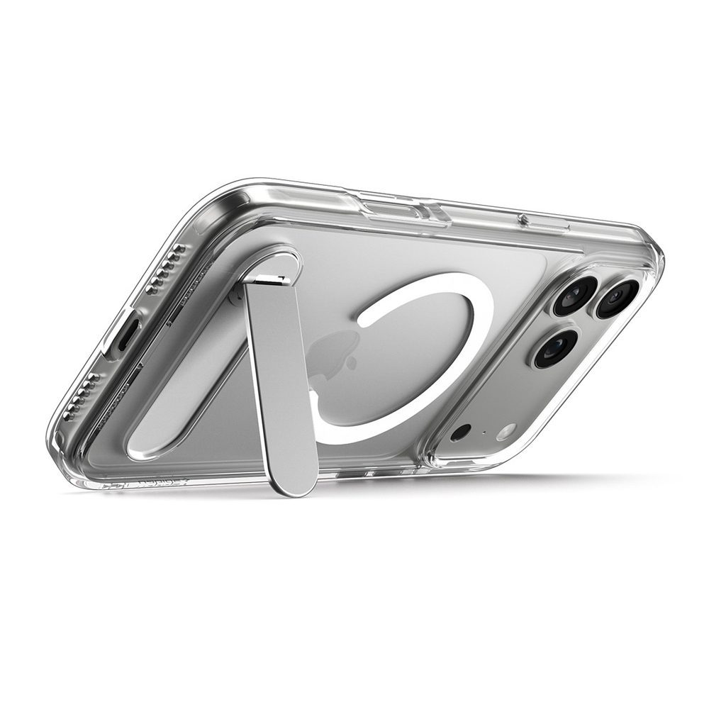 198828_8 Spigen Ultra Hybrid "S" MagSafe Case for iPhone 17 Pro - Clear and Whiteeng