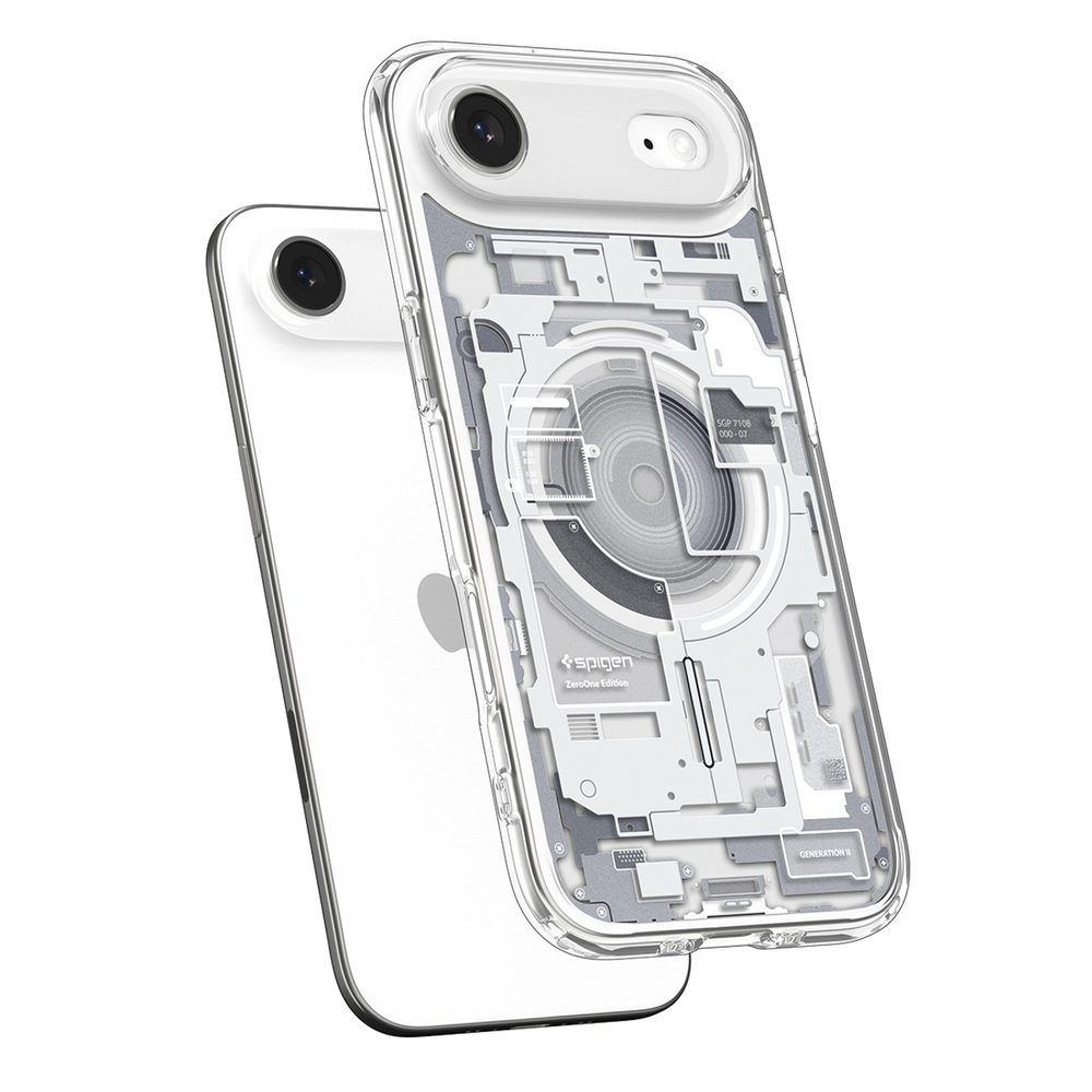 198850_5 Spigen Ultra Hybrid MagSafe Case for iPhone 17 Air Zero One - Whiteeng
