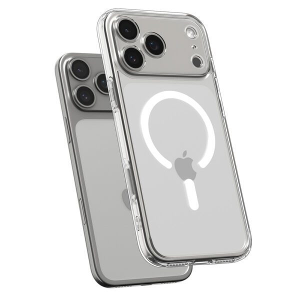198859_5 Spigen Ultra Hybrid MagSafe Case for iPhone 17 Pro - Clear and Whiteeng