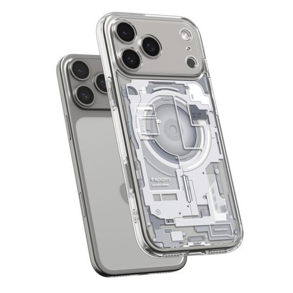198874_5 Spigen Ultra Hybrid MagSafe Case for iPhone 17 Pro Zero One - Whiteeng