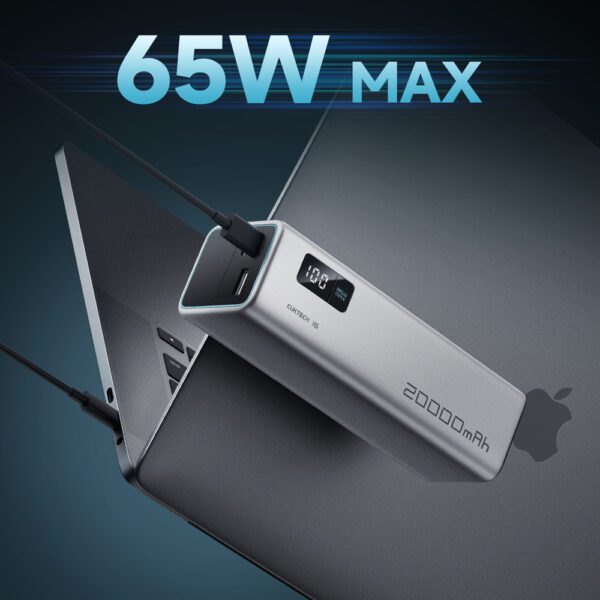 CUKTECH 100W 20000mAh Power Bank 2C1A?NO.15 SE?-Grey Colorpol