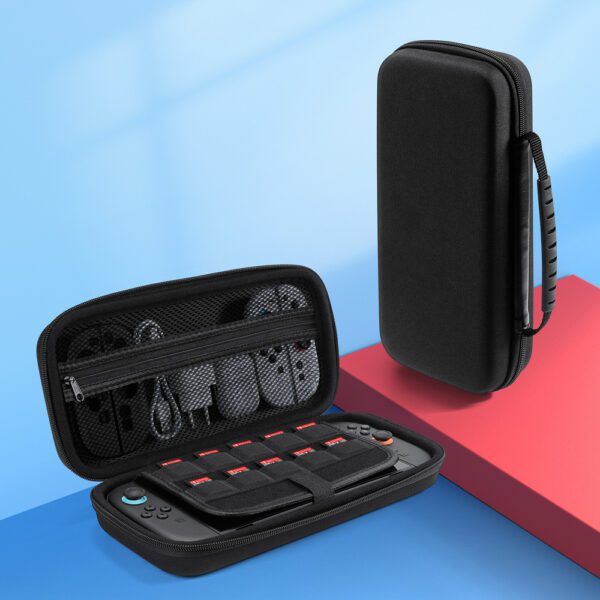 Dux Ducis Nintendo Switch 2 Case with Handle and Game Compartments - Blackeng