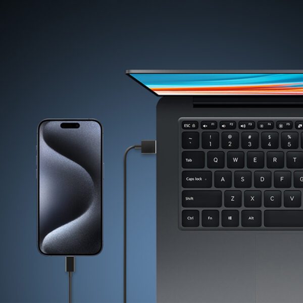 CUKTECH USB-A to Type-C charge cable 1m - Blackpol