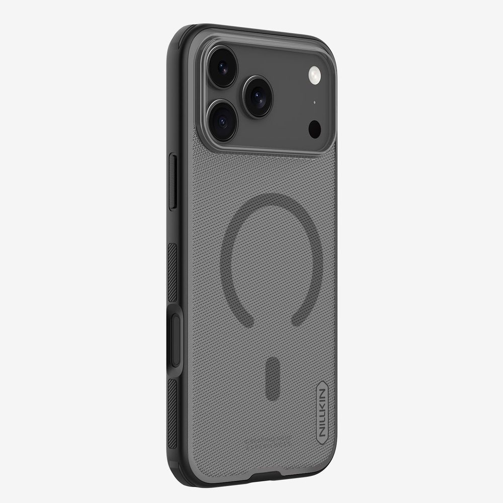 Nillkin Super Frosted Shield Pro Magnetic Case Compatible with MagSafe for iPhone 17 Pro Max - Translucent Blackeng