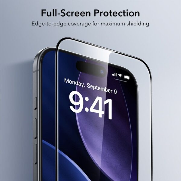 ESR UltraFit Tempered Glass 2-pack for iPhone 17 Air - transparenteng