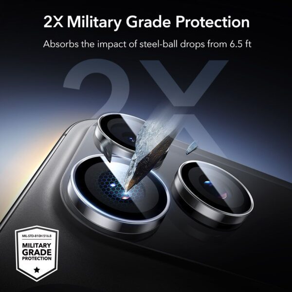 ESR Armorite Camera Protector for iPhone 14 Pro / Pro Max / 15 Pro / Pro Max / 16 Pro / Pro Max / 17 Pro / Pro Max - Cleareng
