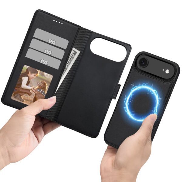 Tech-Protect Wallet MagSafe Case for iPhone 17 Air - Matte Blackeng