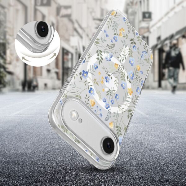 Tech-Protect FlexAir MagSafe Case for iPhone 17 Air - Daisies with Leaveseng