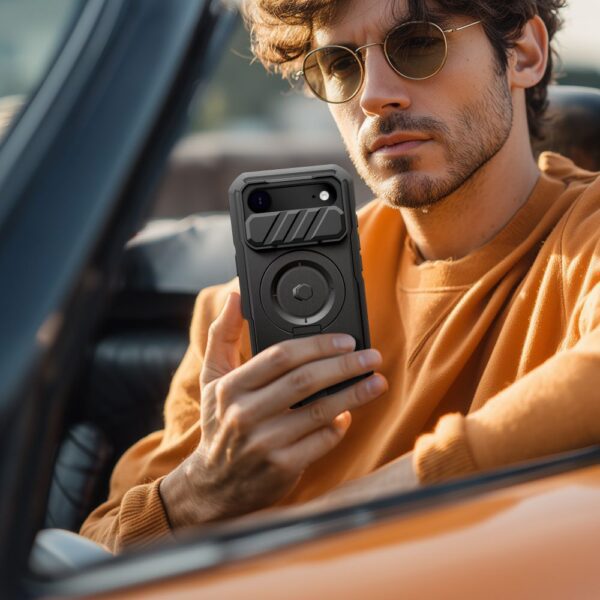 CREATOR: gd-jpeg v1.0 (using IJG JPEG v62), quality = 80 Tech-Protect Kevlar MagSafe Case for iPhone 17 Air - Blackeng