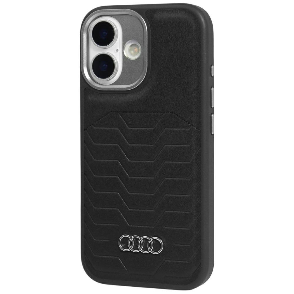 199586_3 Audi GT Synthetic Leather MagSafe case for iPhone 17 - blackeng