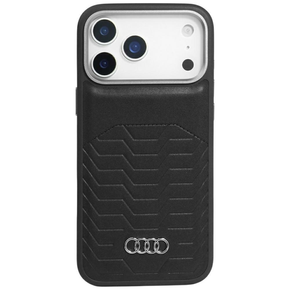 199588_1 Audi GT Synthetic Leather MagSafe Case for iPhone 17 Pro Max - Blackeng