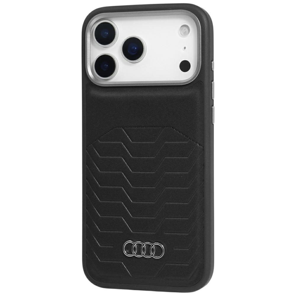 199588_3 Audi GT Synthetic Leather MagSafe Case for iPhone 17 Pro Max - Blackeng