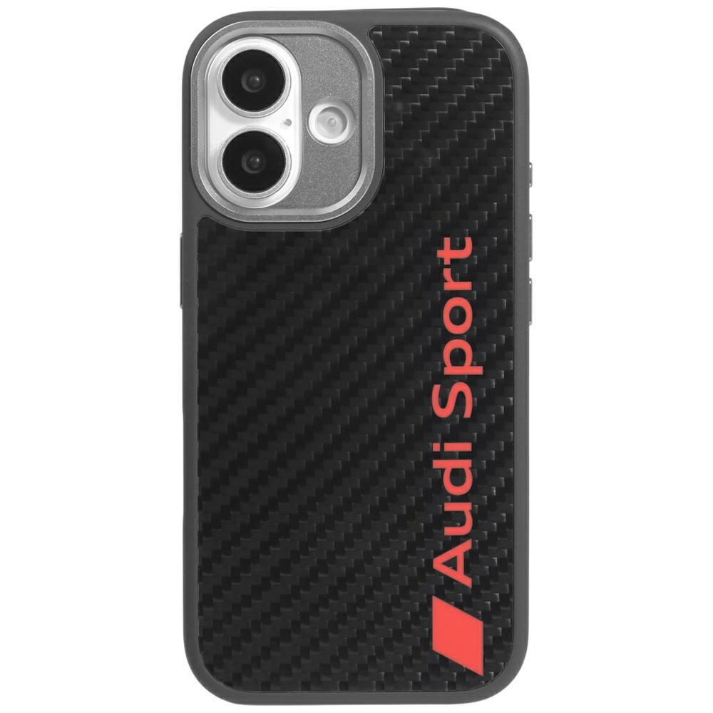 Audi R8 Carbon Fiber MagSafe Case for iPhone 17 - Blackeng