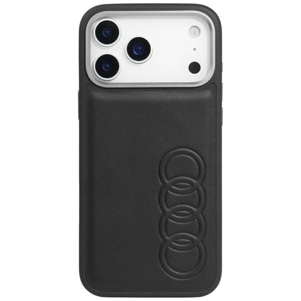 Audi TT Synthetic Leather MagSafe Case for iPhone 17 Pro Max - Blackeng