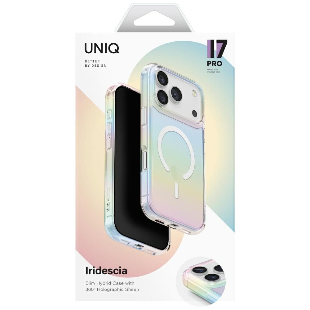 199626_6 Uniq Iridescia Magclick Charging Case for iPhone 17 Pro - Multicoloreng