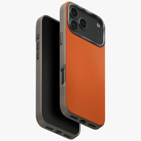 Uniq Lyden DS Case for iPhone 17 Pro Max Magclick Charging - Orange-Grayeng