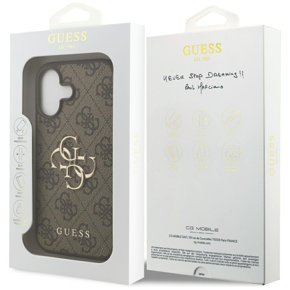 Guess 4G Big Logo Case for iPhone 17 - Browneng