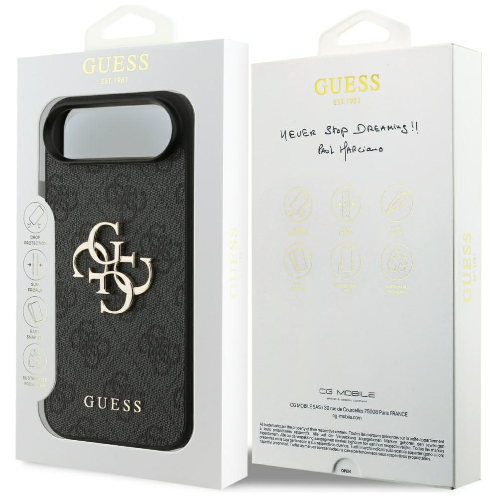 Guess 4G Big Logo Case for iPhone 17 Air - Blackeng