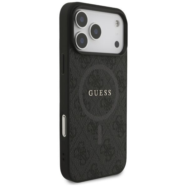 Guess 4G Ring Classic Logo MagSafe case for iPhone 17 Pro Max - blackeng