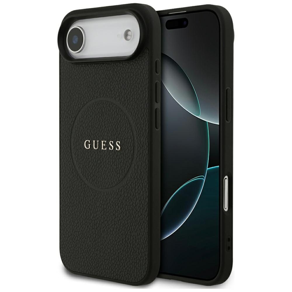 Guess Grained Ring MagSafe case for iPhone 17 Air - blackeng