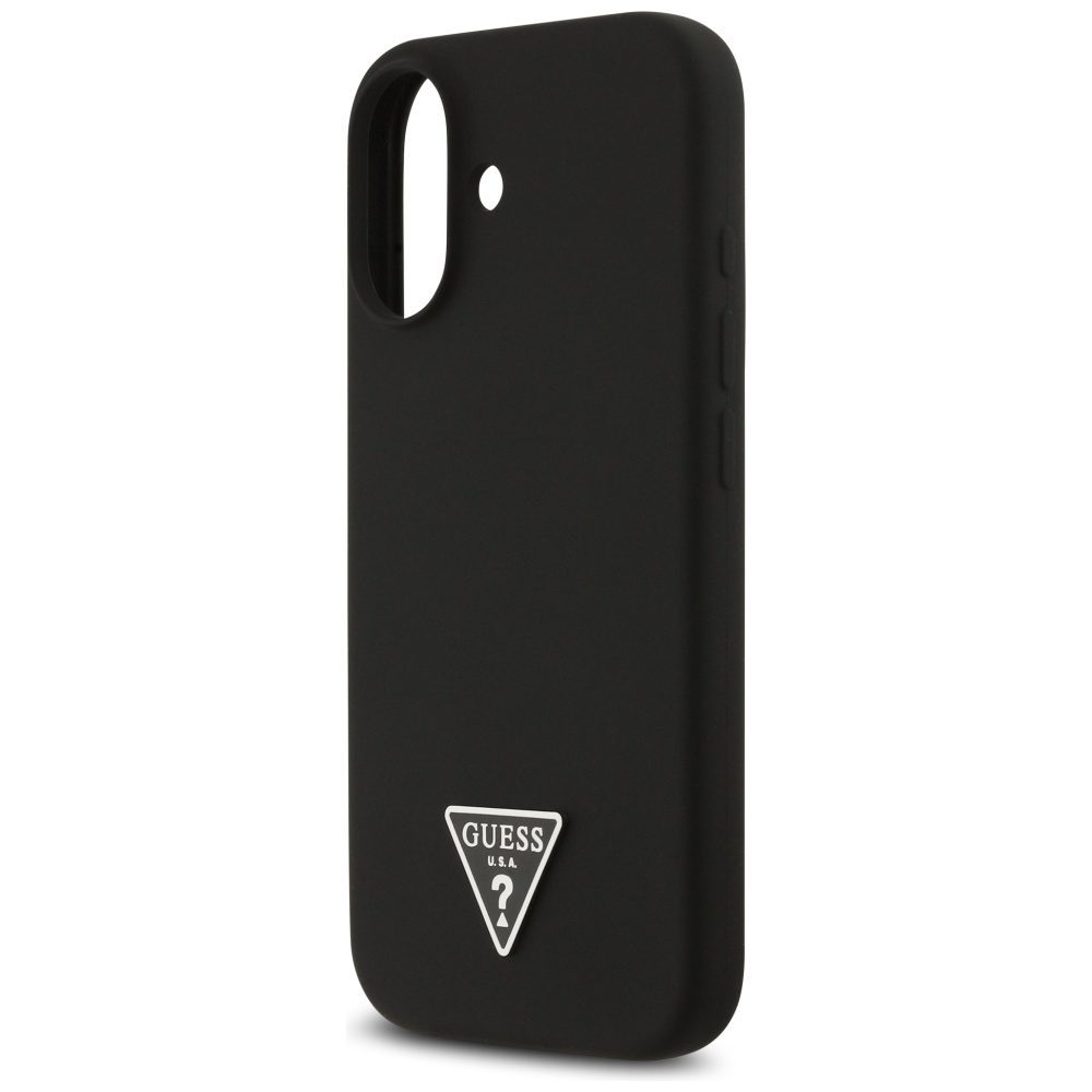 199772_6 Guess Silicone Triangle Logo MagSafe Case for iPhone 17 - Blackeng