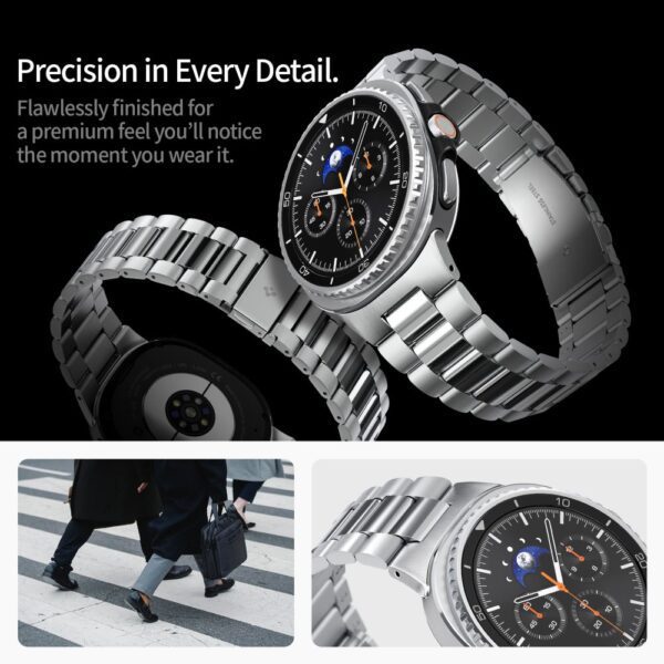 Spigen Modern Fit Band for Samsung Galaxy Watch 40/44/46 mm - Silvereng
