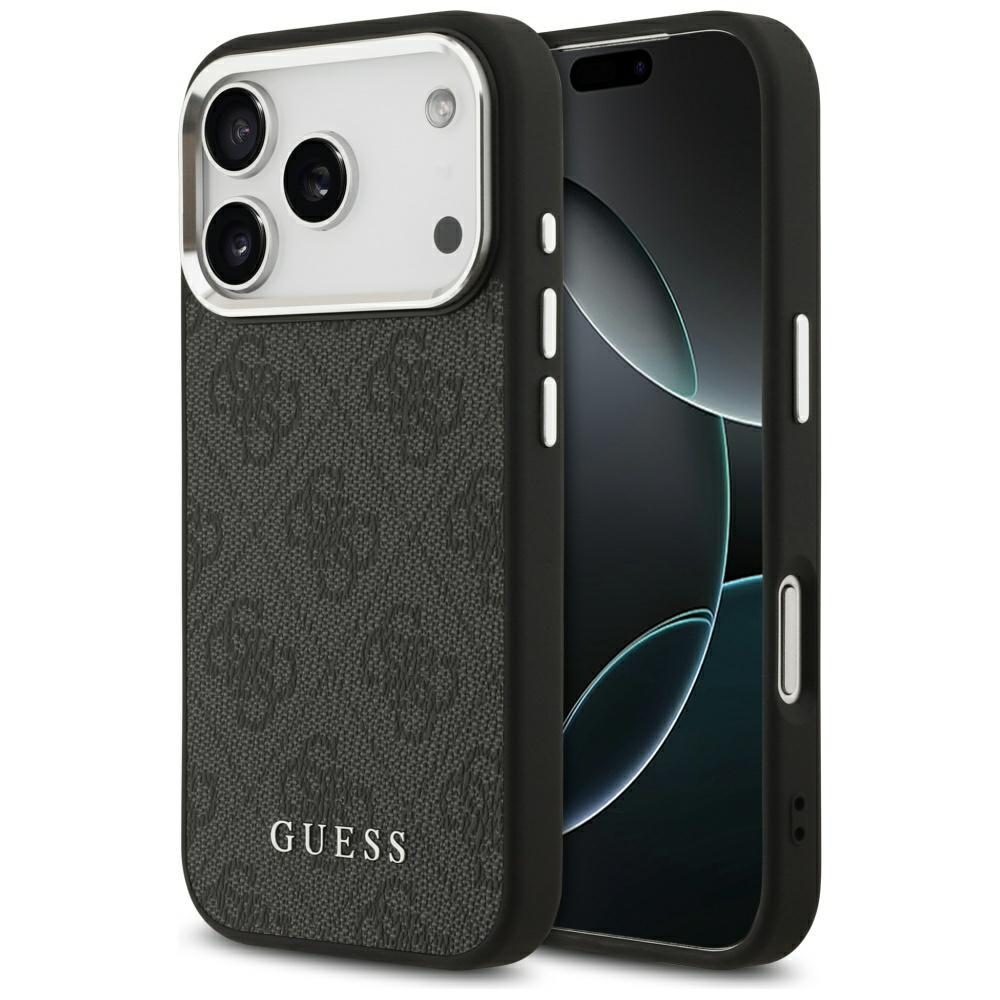 Guess 4G Classic Logo MagSafe case for iPhone 17 Pro - blackeng