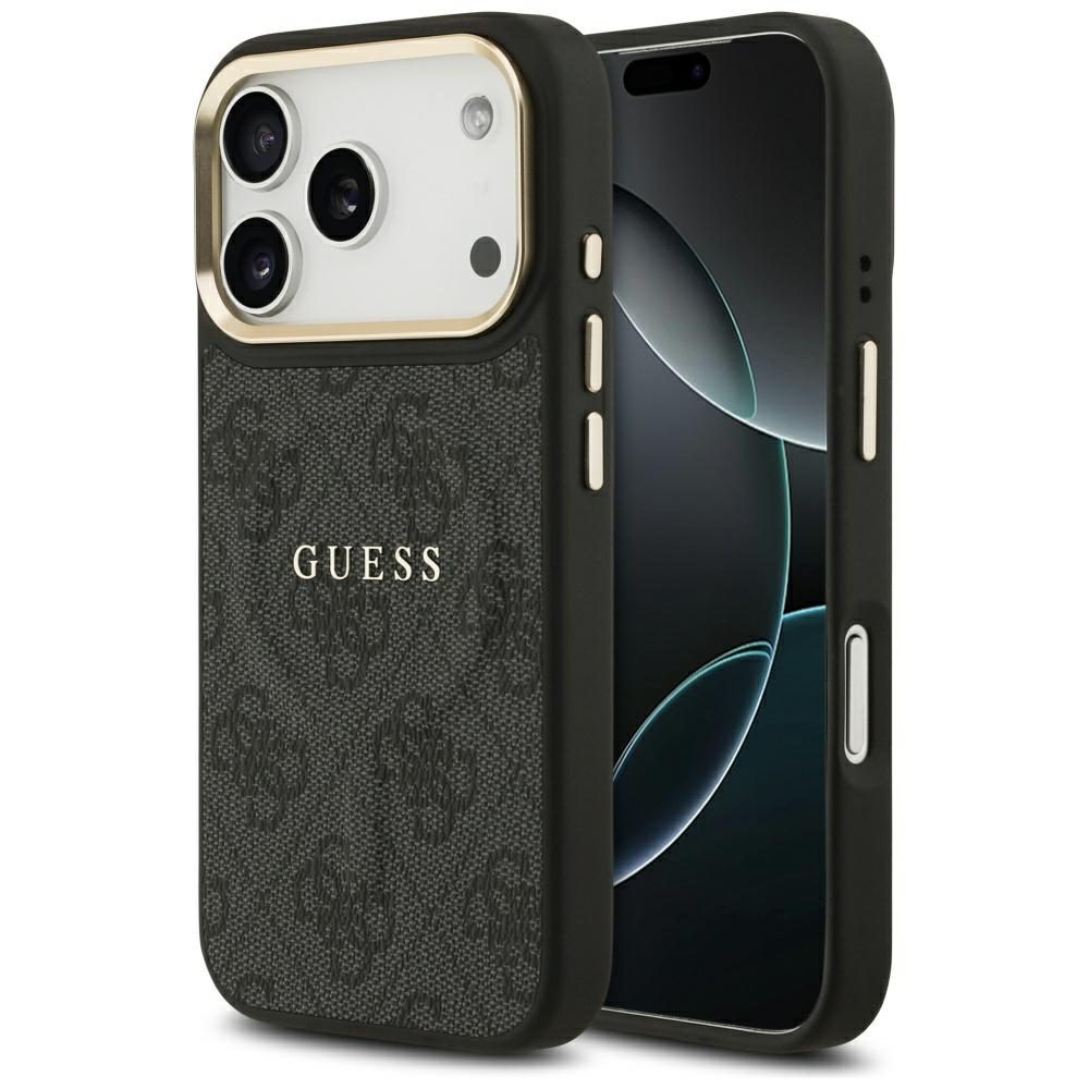 199913_1 Etui Guess 4G PU Classic Logo MagSafe na iPhone 17 Pro - czarnepol