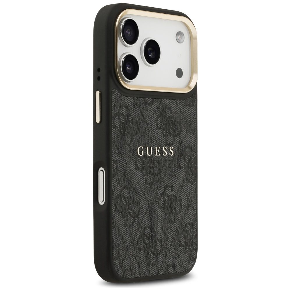 199913_4 Etui Guess 4G PU Classic Logo MagSafe na iPhone 17 Pro - czarnepol