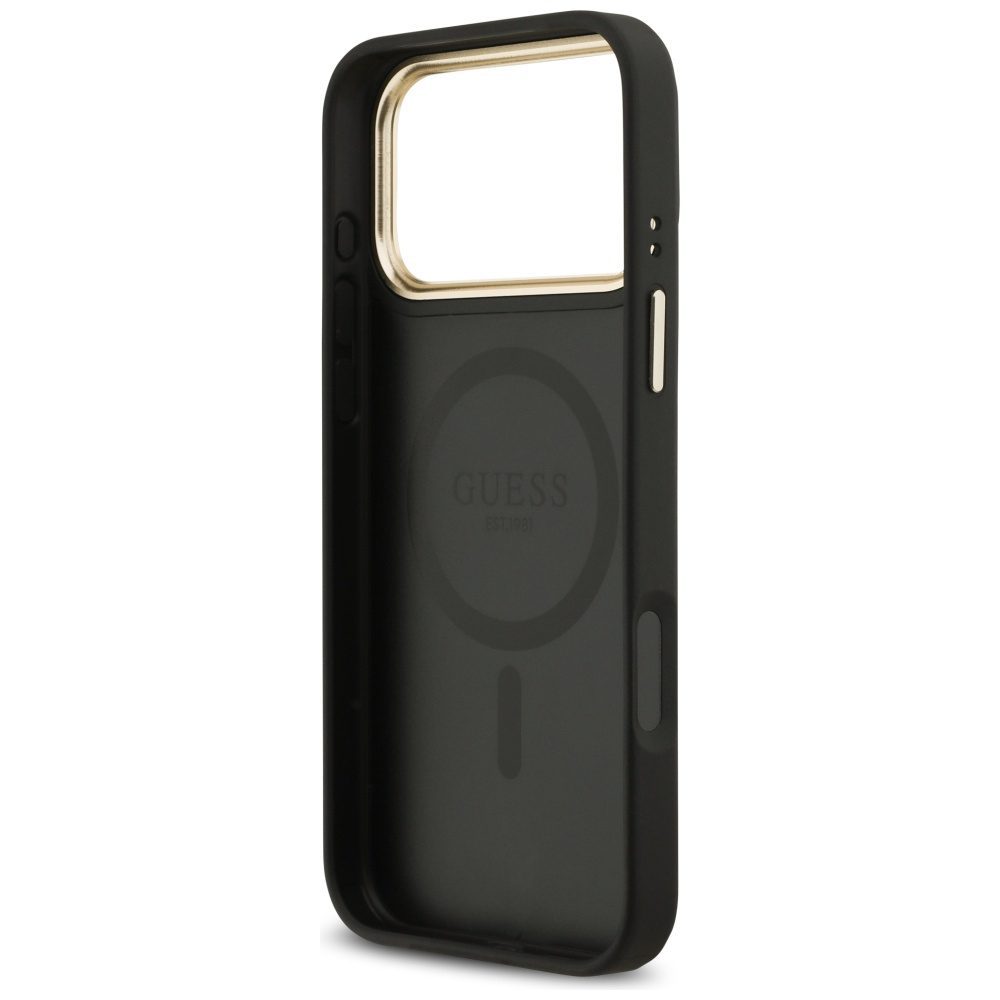 199915_7 Etui Guess 4G PU Classic Logo MagSafe na iPhone 17 Pro Max - czarnepol