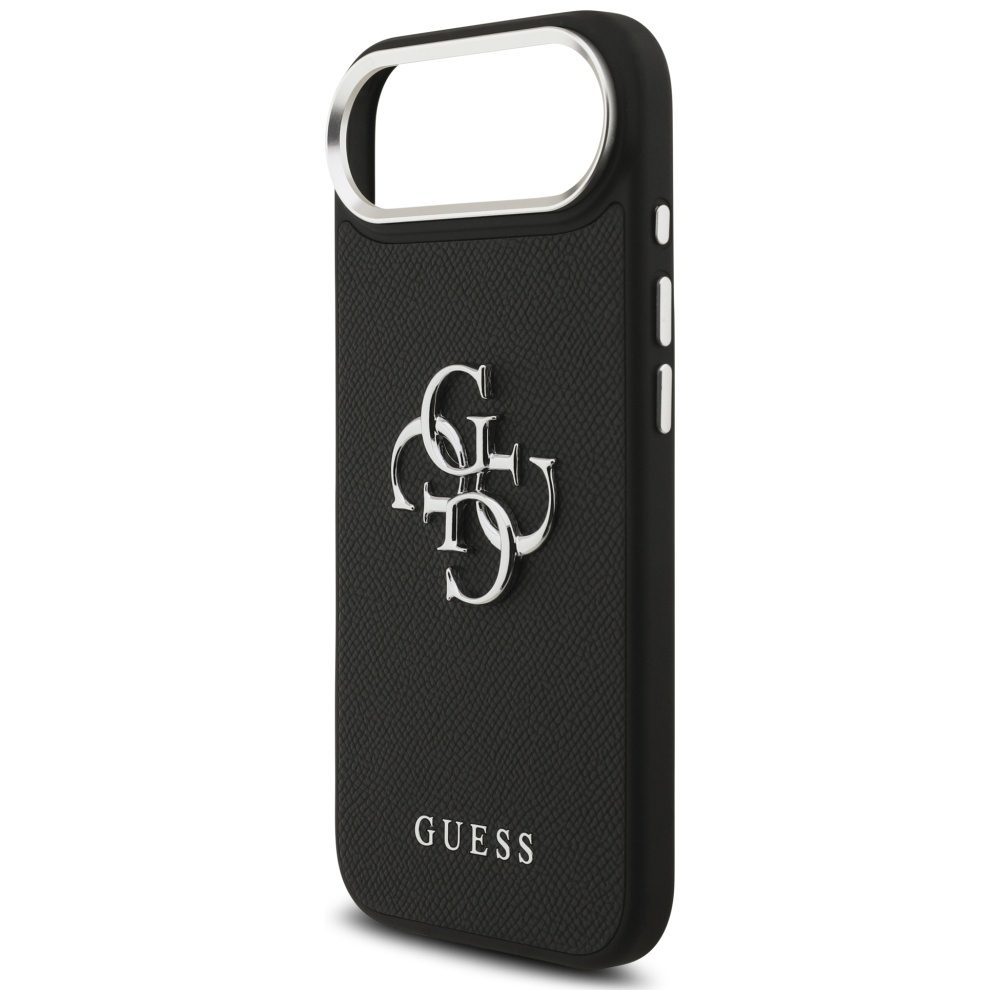 Guess Grained Big 4G Classic Logo case for iPhone 17 Air - blackeng