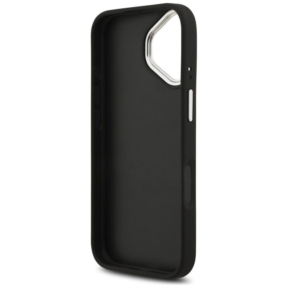 Guess Grained Big 4G Classic Logo case for iPhone 17 - blackeng