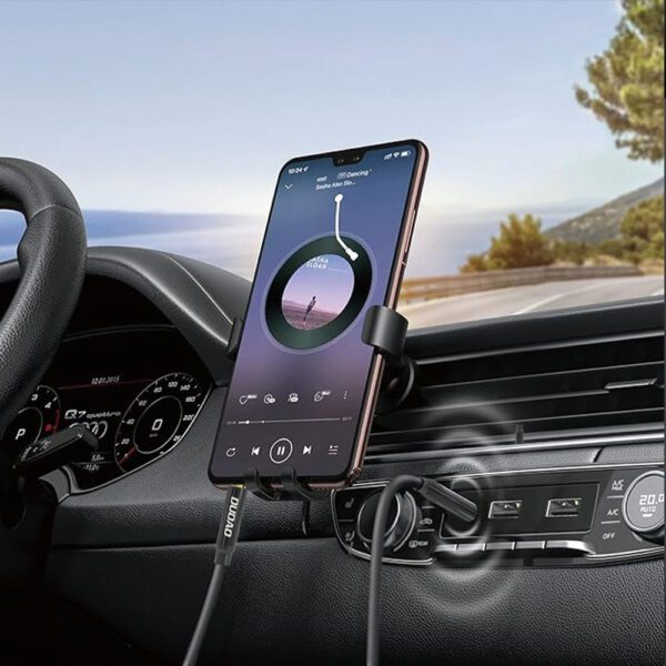 199972_5 Dudao L12S AUX cable mini jack 3.5mm 1m 3-pole stereo - blackeng