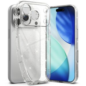 Ringke Air Case for iPhone 17 Pro - Clear and Glittereng