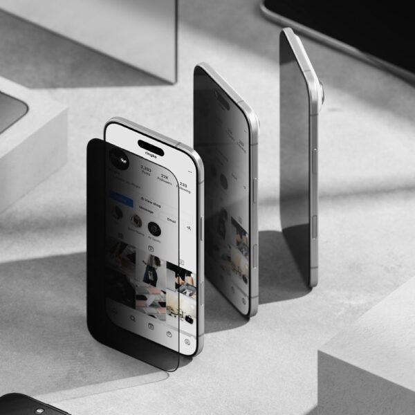 CREATOR: gd-jpeg v1.0 (using IJG JPEG v62), quality = 80 Ringke Easy Slide 2-pack Privacy Glass for iPhone 17 Air - Blackeng